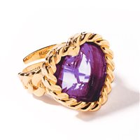 Anello Rebecca Donna COCKTAIL in Bronzo Quarzo idrotermale BCOAOA19 - BCOAOA19